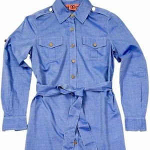 Tory Burch chambray shirt dress